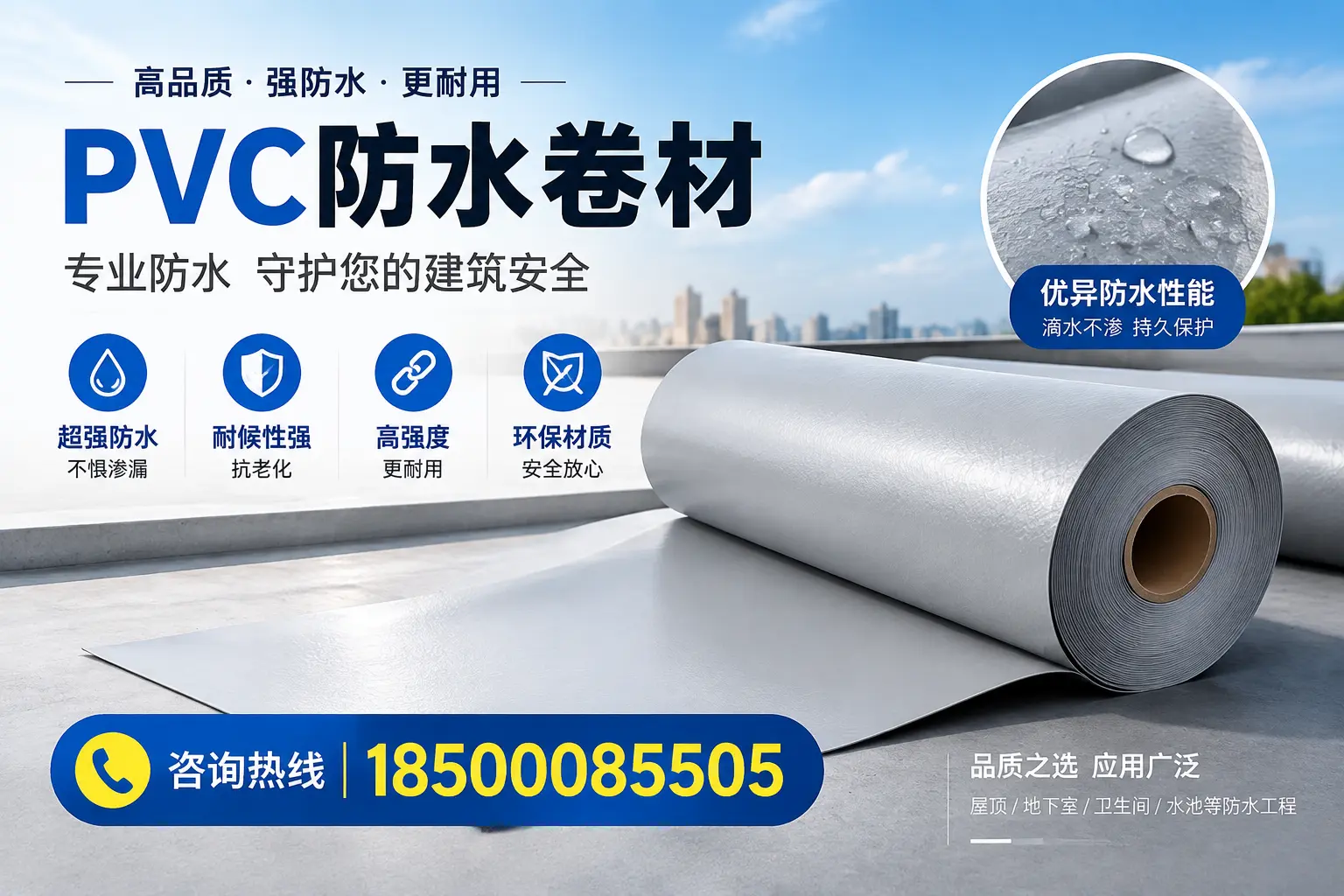 克孜勒苏地区pvc防水卷材的市场现状与发展趋势